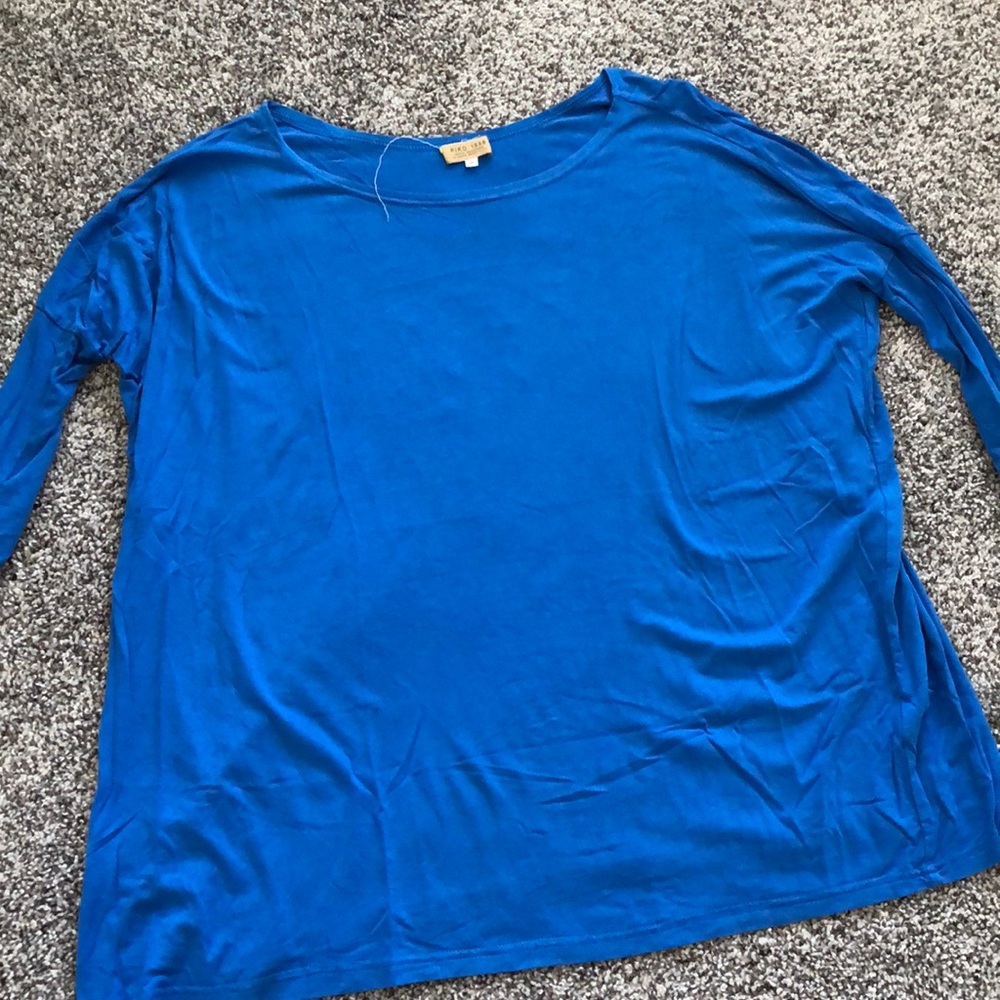 Long sleeve piko top